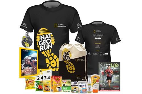 A camiseta biodegradável que os participantes irão usar na NAT GEO RUN no dia 23 abril tem tempo de decomposição 17 vezes menor que os tecidos comuns  / Foto: Wagner Carmo/CBAt